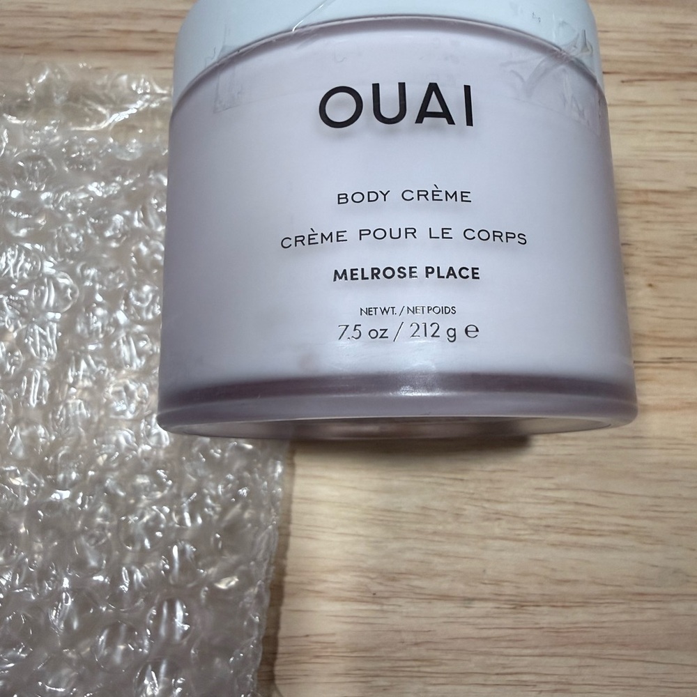 OUAI Melrose Place Body Crème — Pale Lavender Jar